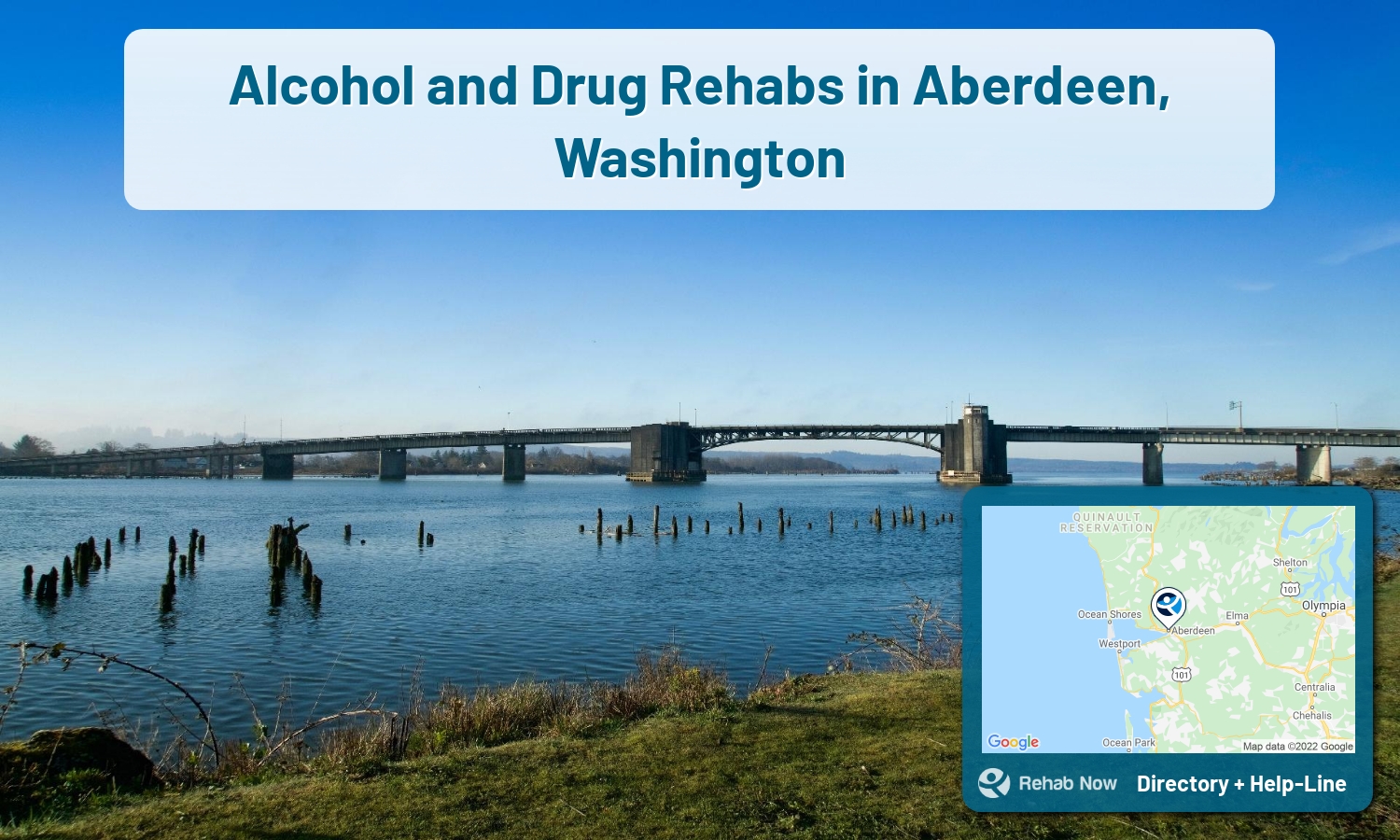 Aberdeen, WA Treatment Centers. Find drug rehab in Aberdeen, Washington, or detox and treatment programs. Get the right help now!