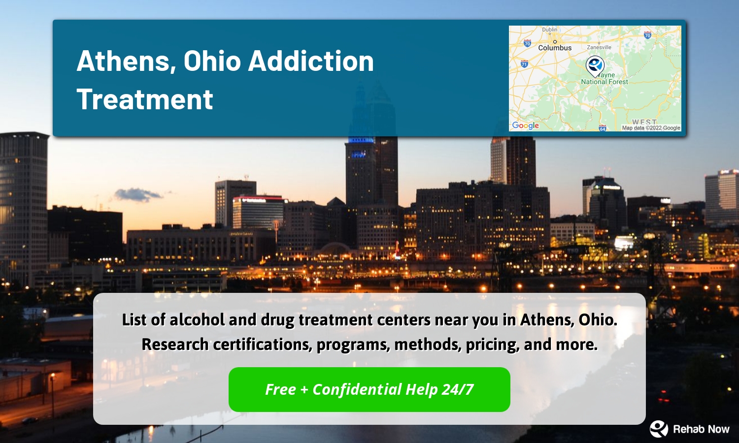 List of alcohol and drug treatment centers near you in Athens, Ohio. Research certifications, programs, methods, pricing, and more.