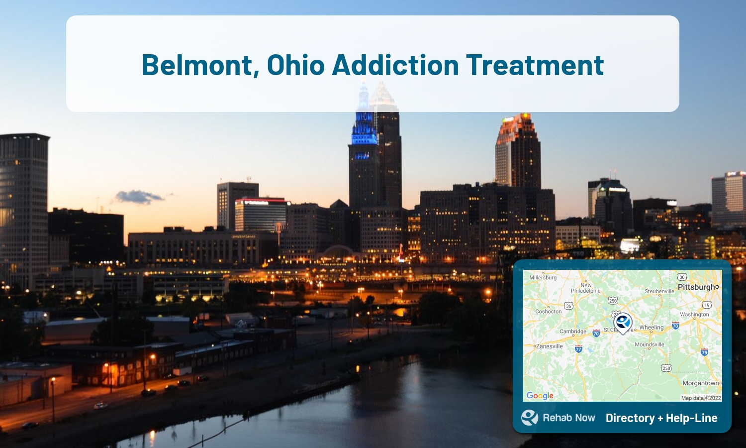 Drug rehab and alcohol treatment services near you in Belmont, Ohio. Need help choosing a center? Call us, free.
