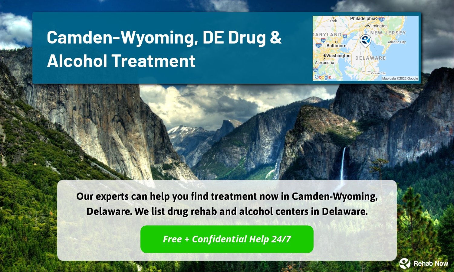 Our experts can help you find treatment now in Camden-Wyoming, Delaware. We list drug rehab and alcohol centers in Delaware.