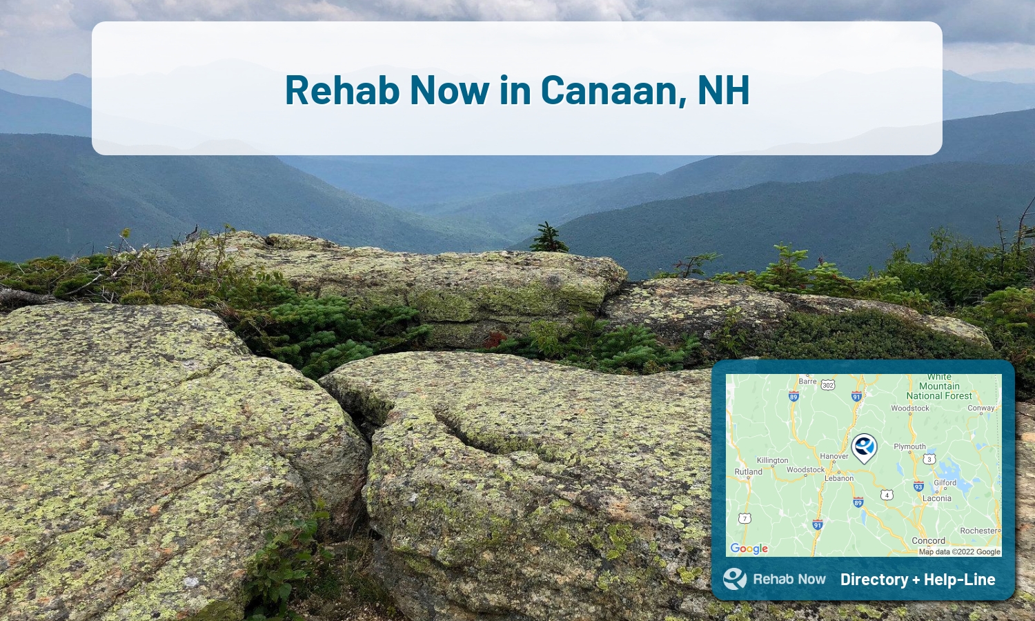 Let our expert counselors help find the best addiction treatment in Canaan, New Hampshire now with a free call to our hotline.