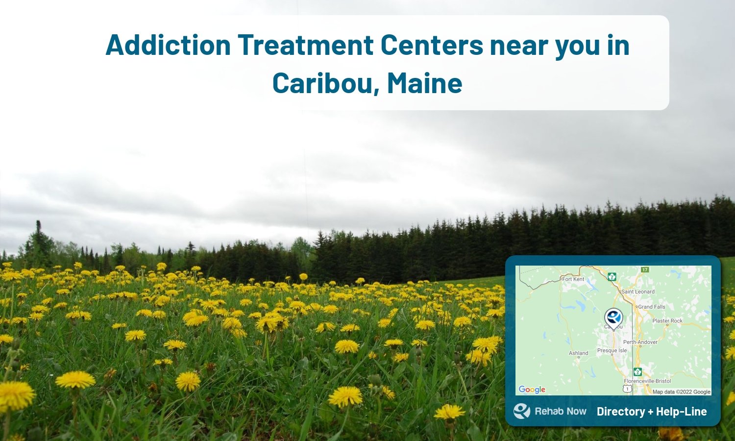 Caribou, ME Treatment Centers. Find drug rehab in Caribou, Maine, or detox and treatment programs. Get the right help now!