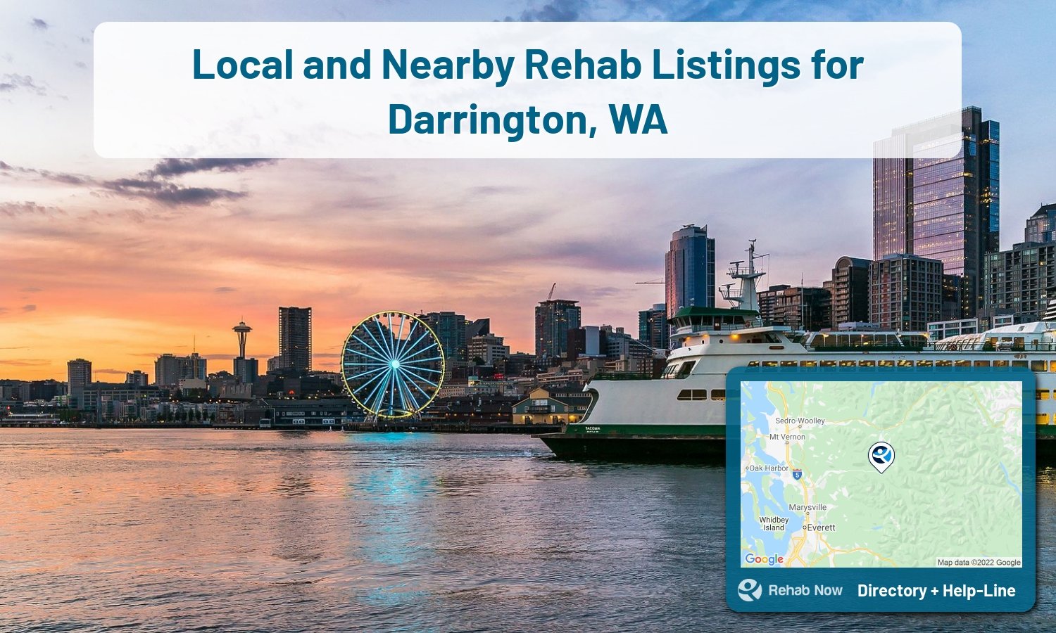 List of alcohol and drug treatment centers near you in Darrington, Washington. Research certifications, programs, methods, pricing, and more.