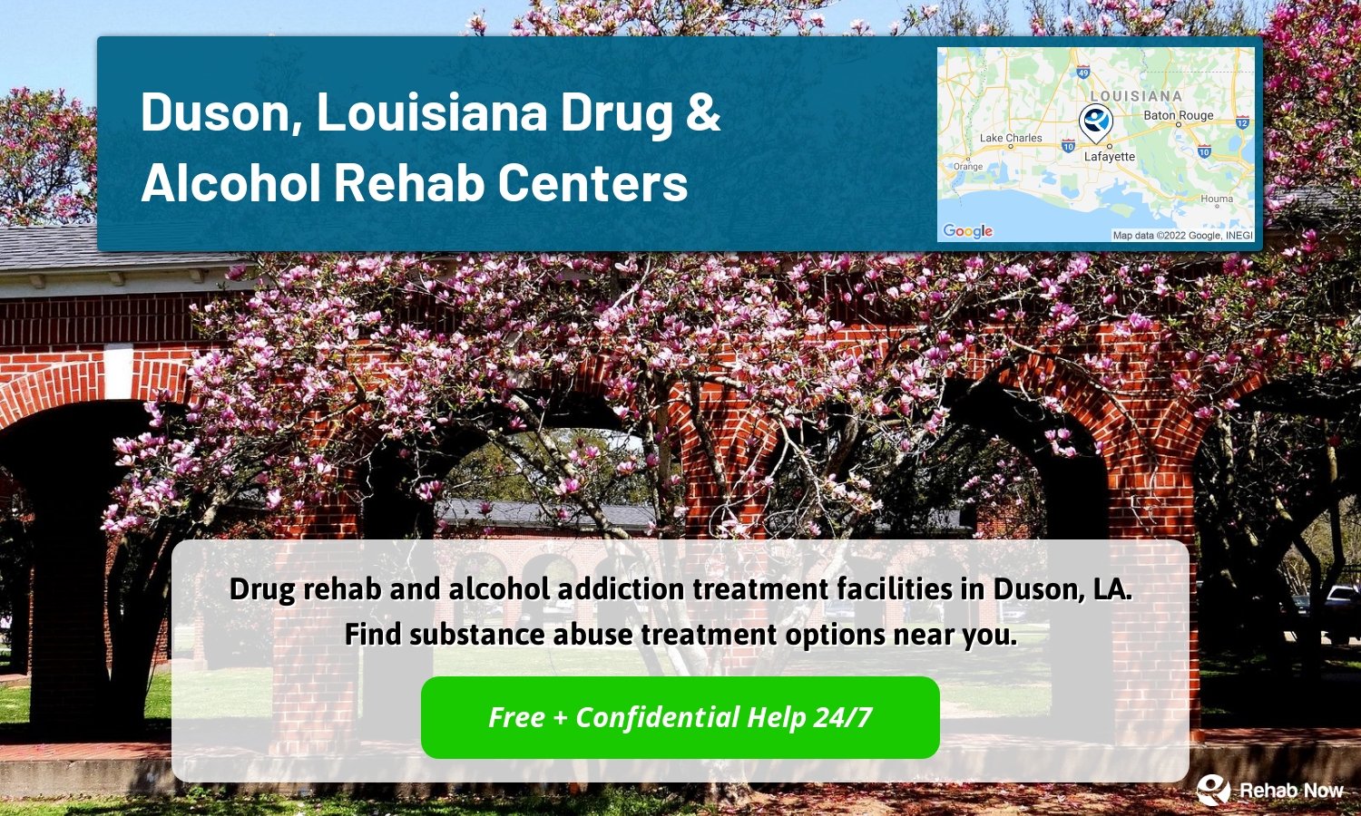 Drug rehab and alcohol addiction treatment facilities in Duson, LA. Find substance abuse treatment options near you.