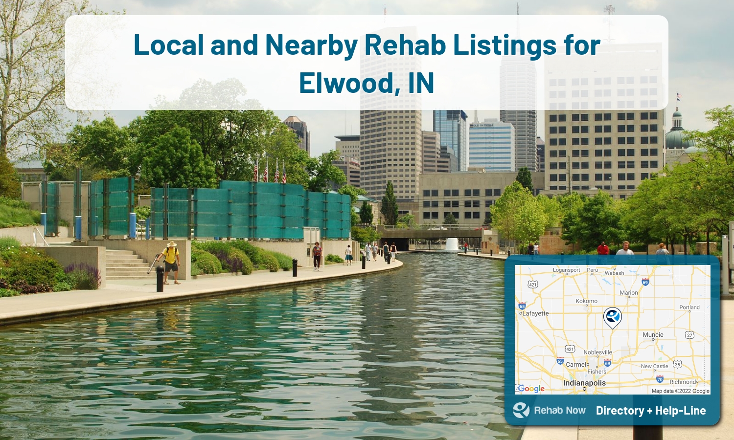 Struggling with addiction in Elwood, Indiana? RehabNow helps you find the best treatment center or rehab available.