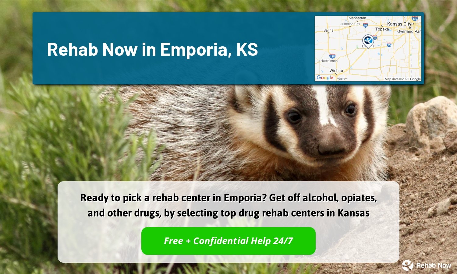 Ready to pick a rehab center in Emporia? Get off alcohol, opiates, and other drugs, by selecting top drug rehab centers in Kansas