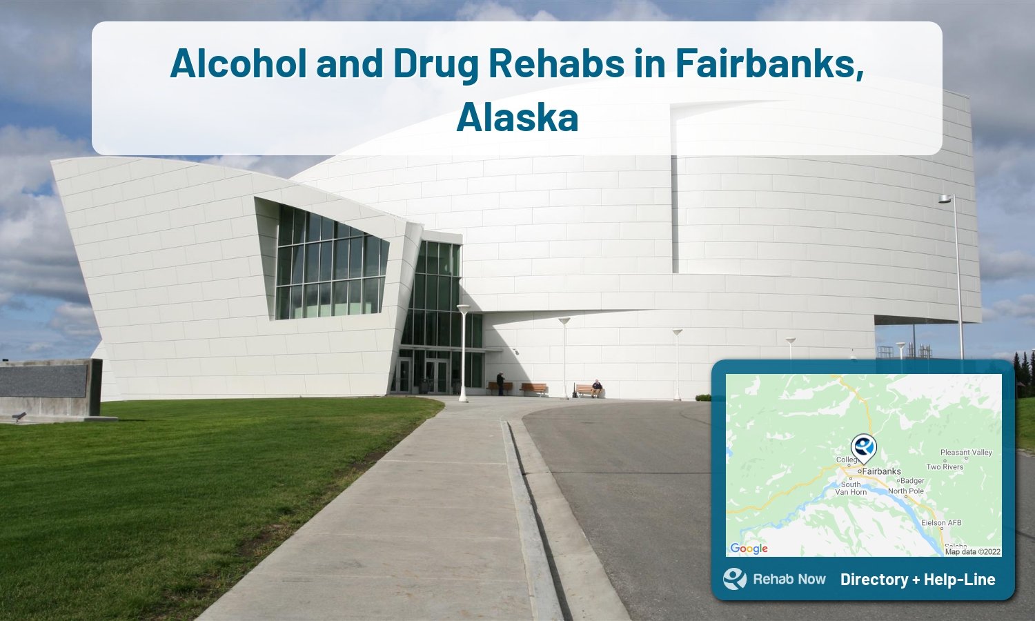 Struggling with addiction in Fairbanks, Alaska? RehabNow helps you find the best treatment center or rehab available.