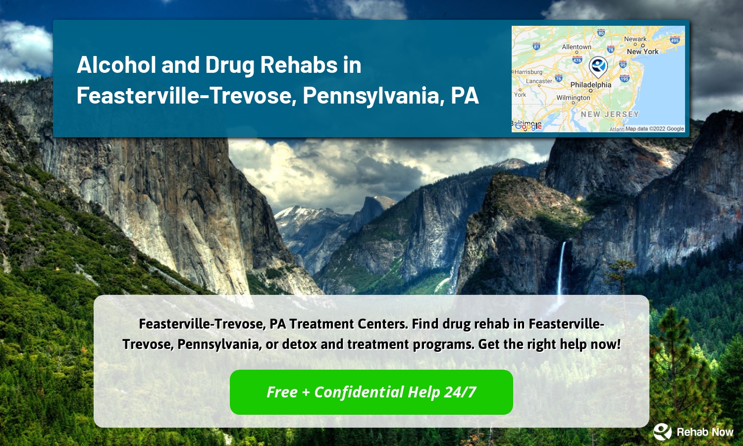 Feasterville-Trevose, PA Treatment Centers. Find drug rehab in Feasterville-Trevose, Pennsylvania, or detox and treatment programs. Get the right help now!