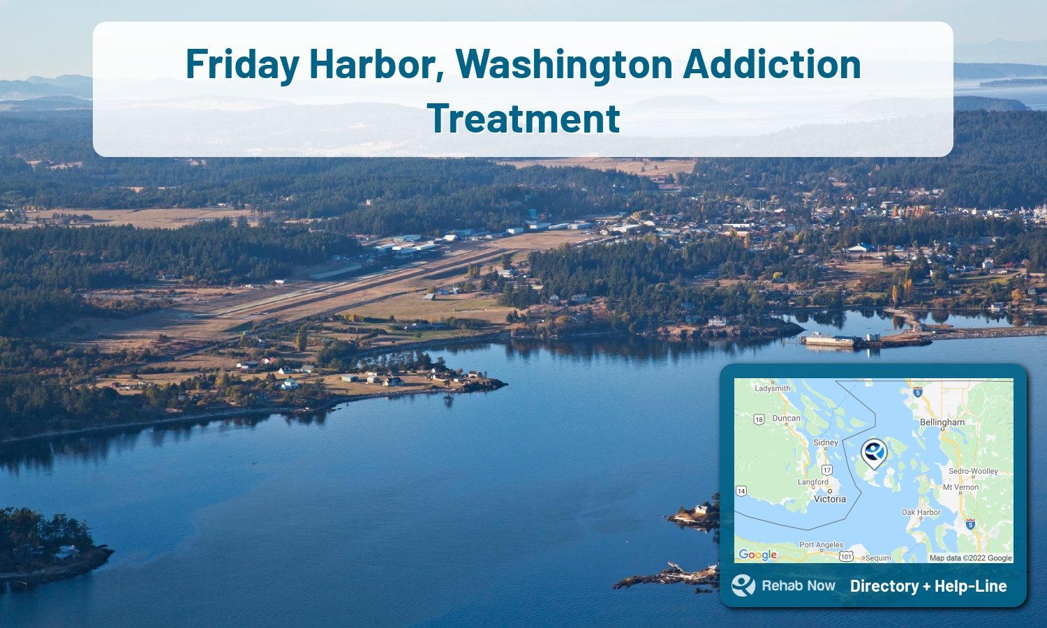 View options, availability, treatment methods, and more, for drug rehab and alcohol treatment in Friday Harbor, Washington