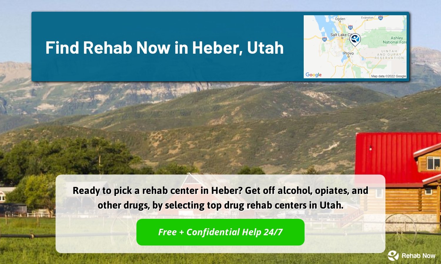 Ready to pick a rehab center in Heber? Get off alcohol, opiates, and other drugs, by selecting top drug rehab centers in Utah.