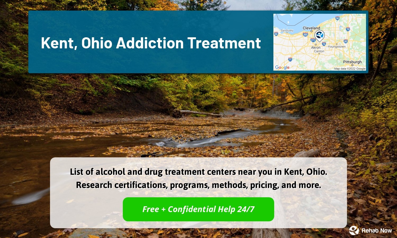List of alcohol and drug treatment centers near you in Kent, Ohio. Research certifications, programs, methods, pricing, and more.