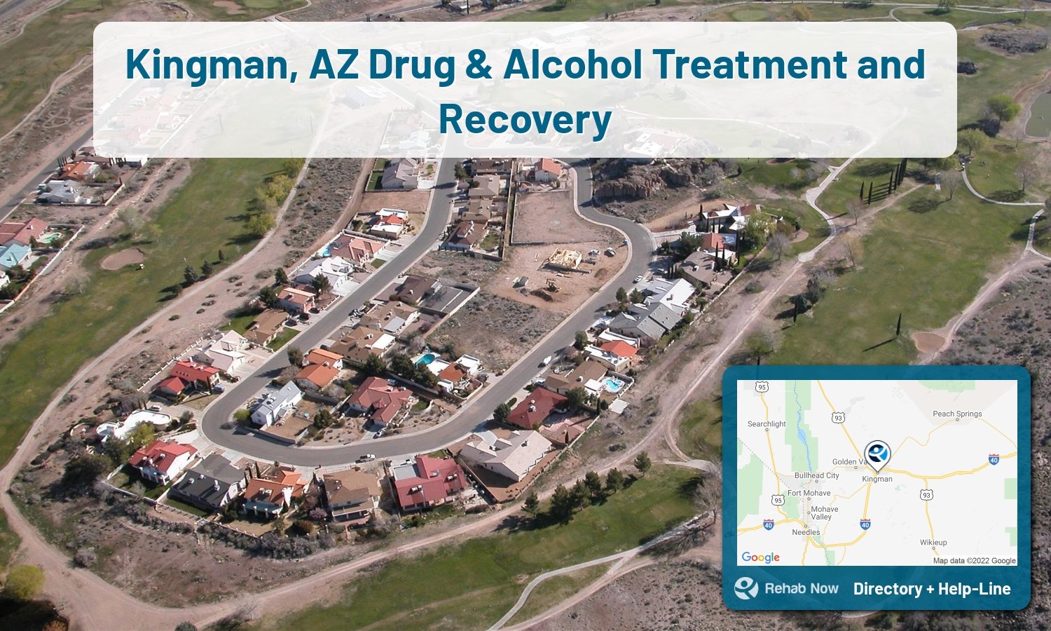 Need treatment nearby in Kingman, Arizona? Choose a drug/alcohol rehab center from our list, or call our hotline now for free help.