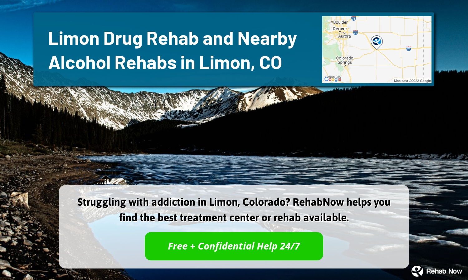 Struggling with addiction in Limon, Colorado? RehabNow helps you find the best treatment center or rehab available.