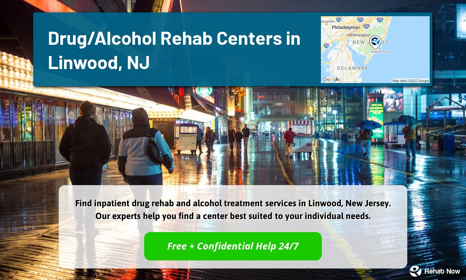 Find inpatient drug rehab and alcohol treatment services in Linwood, New Jersey. Our experts help you find a center best suited to your individual needs.