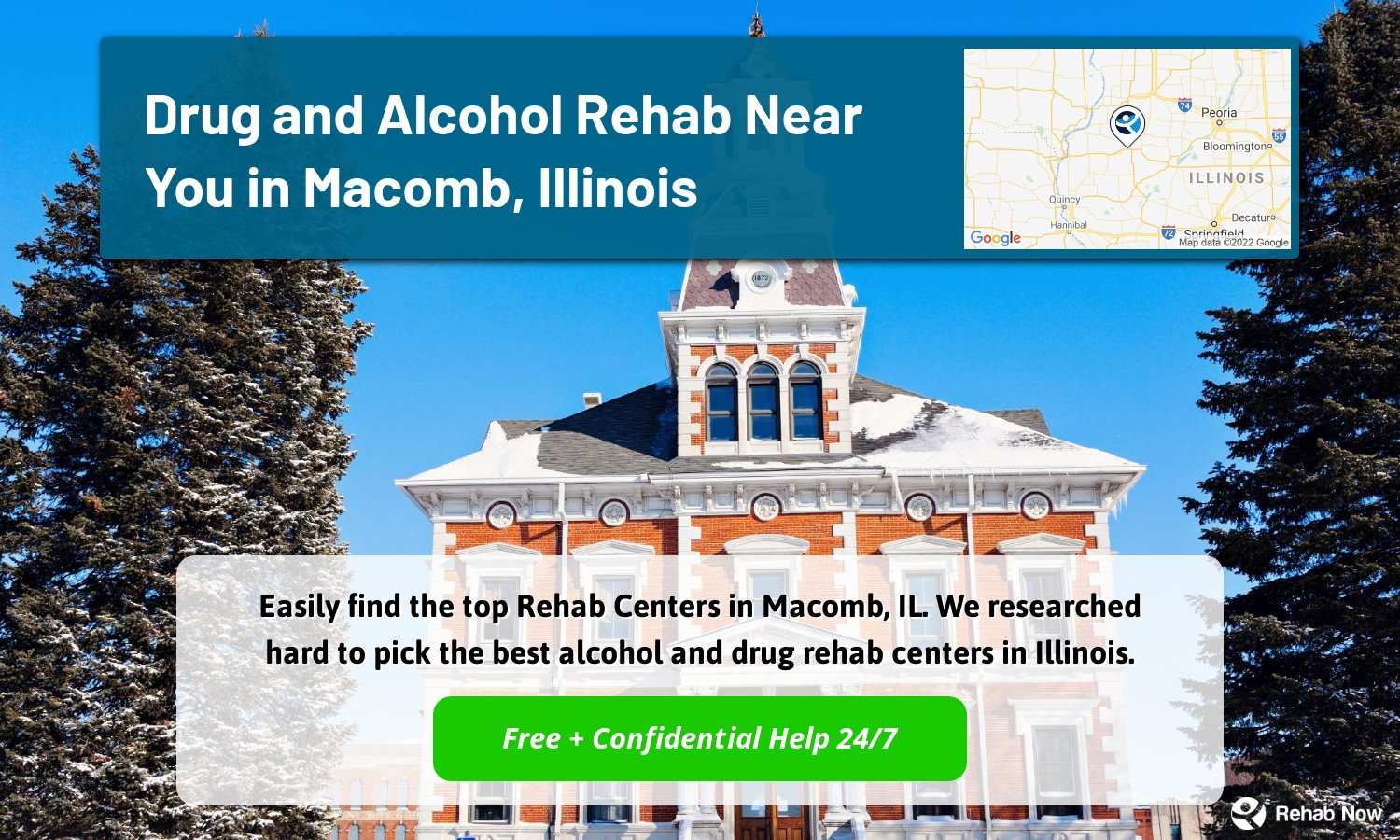 Easily find the top Rehab Centers in Macomb, IL. We researched hard to pick the best alcohol and drug rehab centers in Illinois.