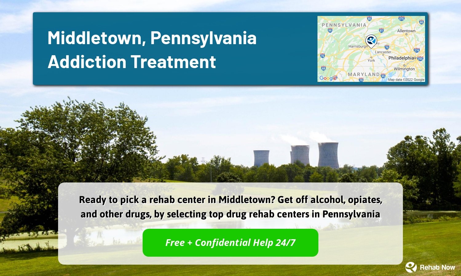Ready to pick a rehab center in Middletown? Get off alcohol, opiates, and other drugs, by selecting top drug rehab centers in Pennsylvania