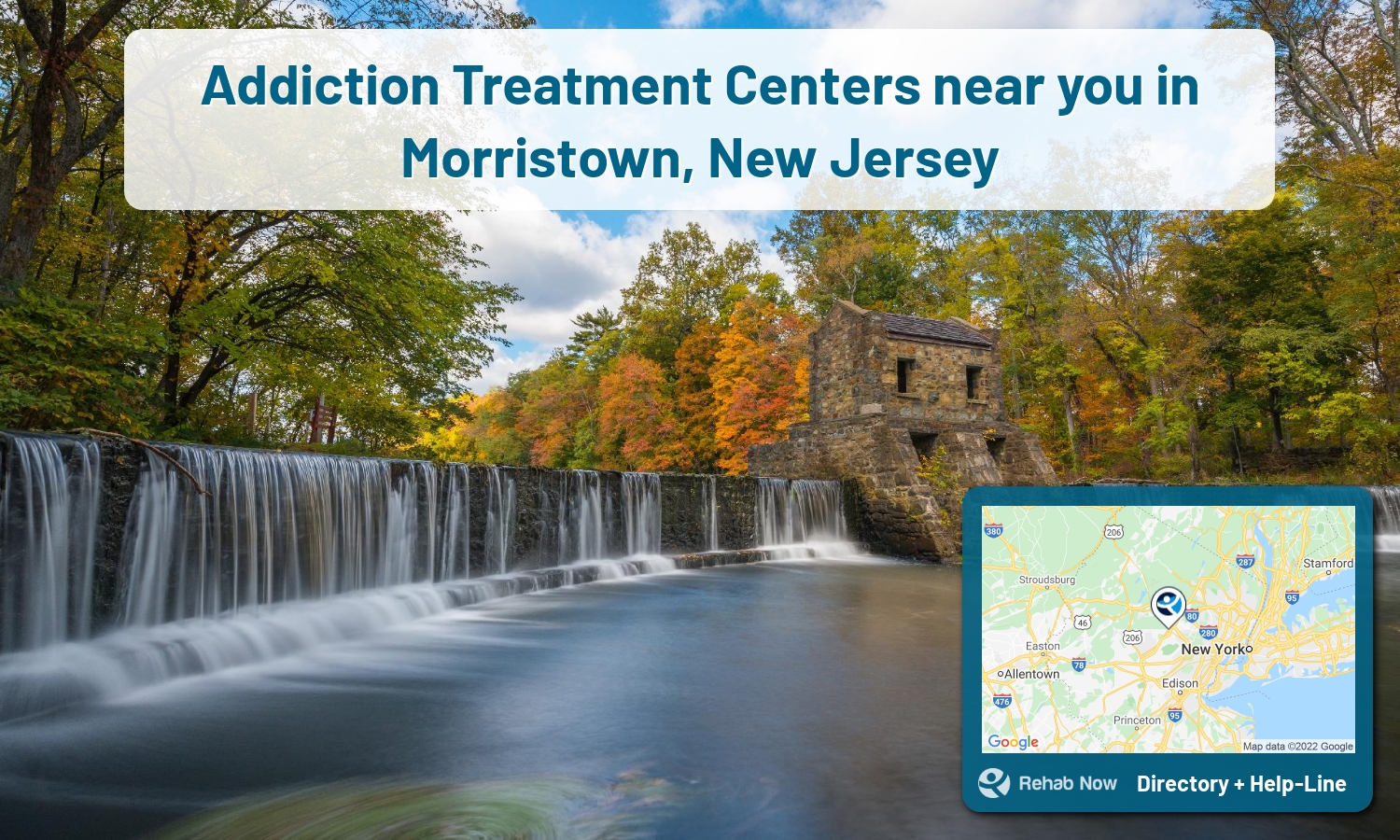 Morristown, NJ Treatment Centers. Find drug rehab in Morristown, New Jersey, or detox and treatment programs. Get the right help now!