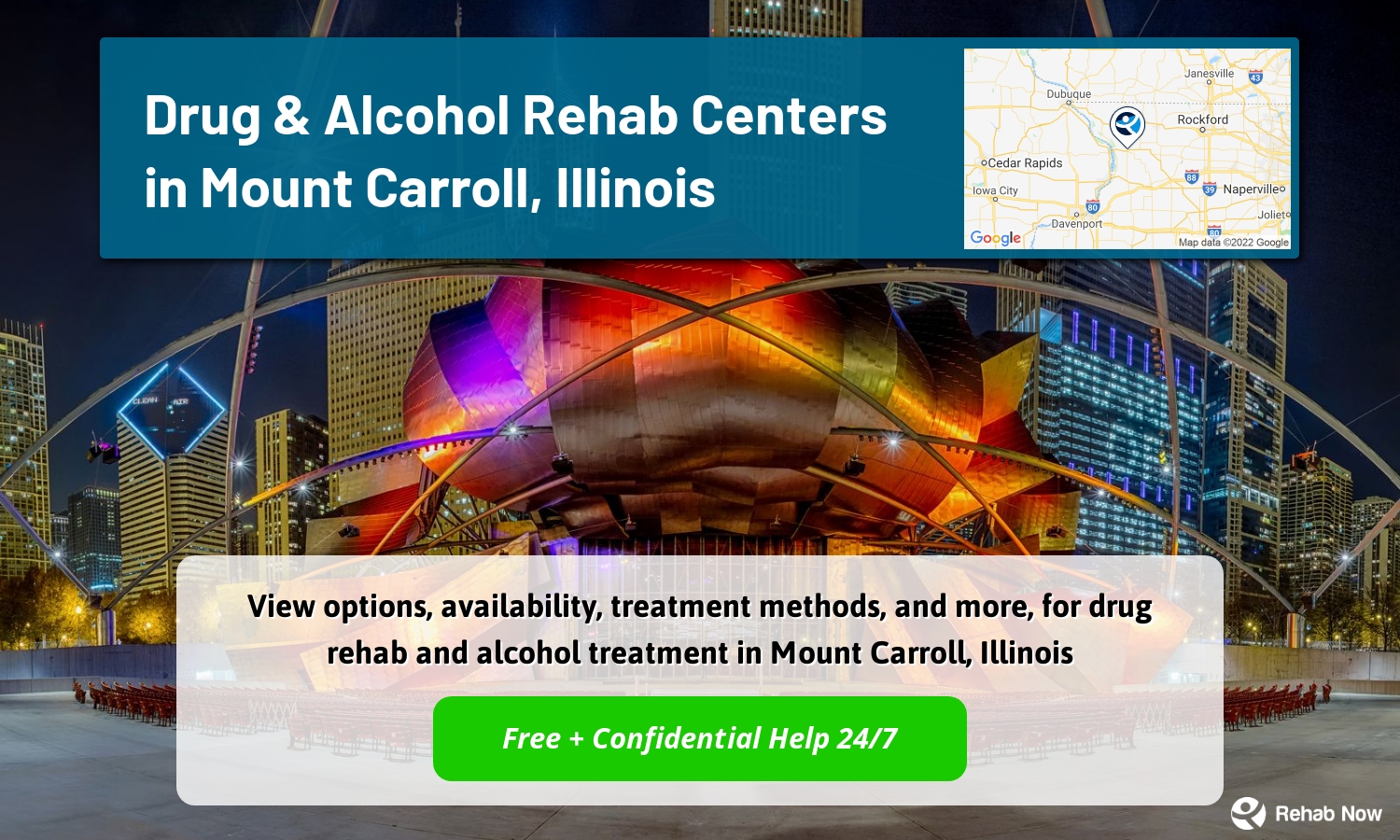 View options, availability, treatment methods, and more, for drug rehab and alcohol treatment in Mount Carroll, Illinois