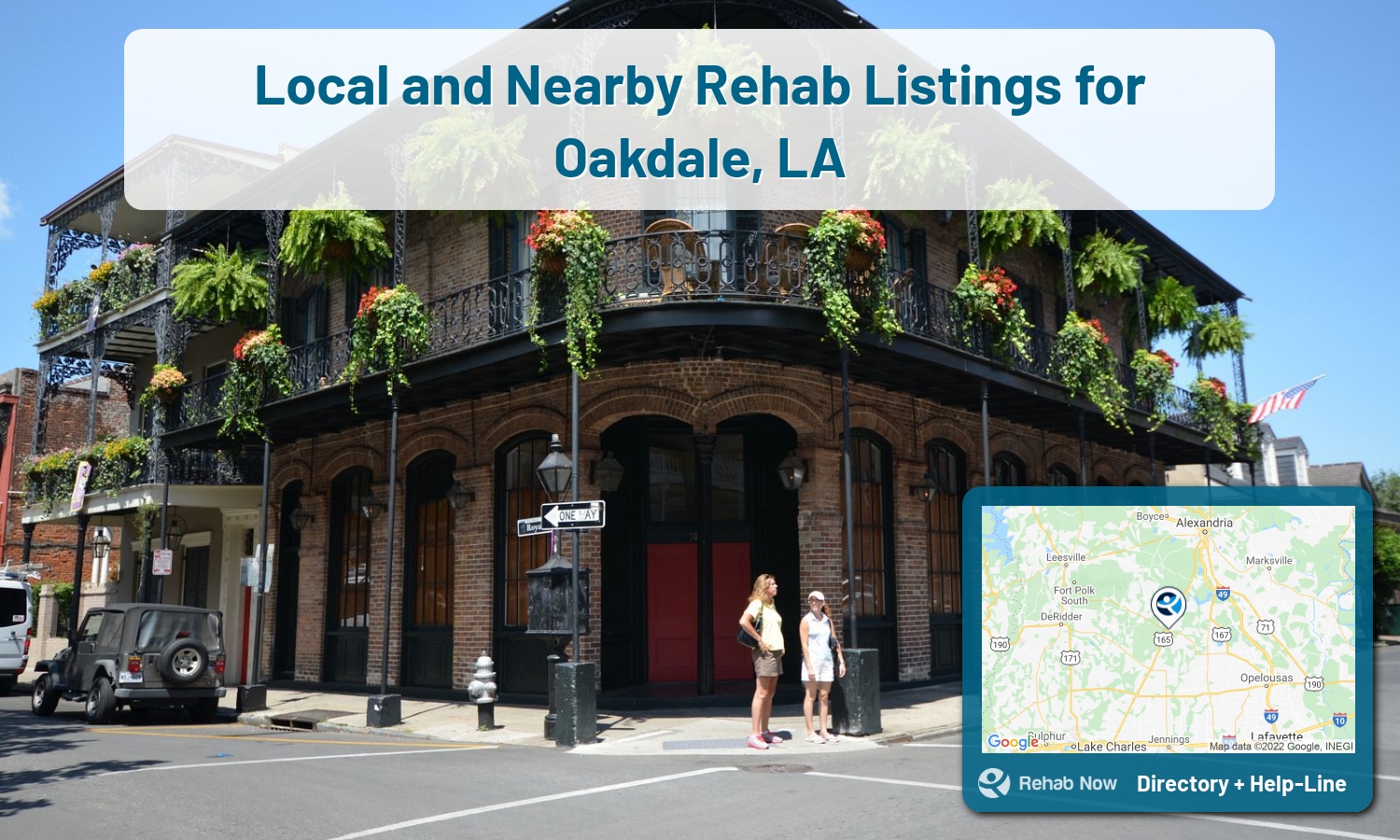 Oakdale, LA Treatment Centers. Find drug rehab in Oakdale, Louisiana, or detox and treatment programs. Get the right help now!