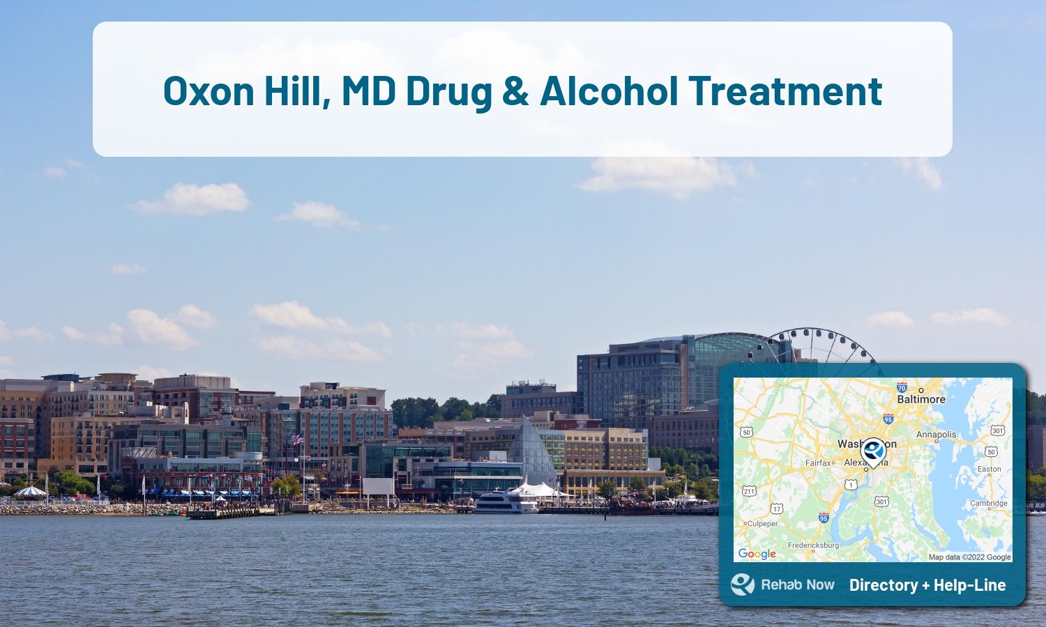 View options, availability, treatment methods, and more, for drug rehab and alcohol treatment in Oxon Hill, Maryland