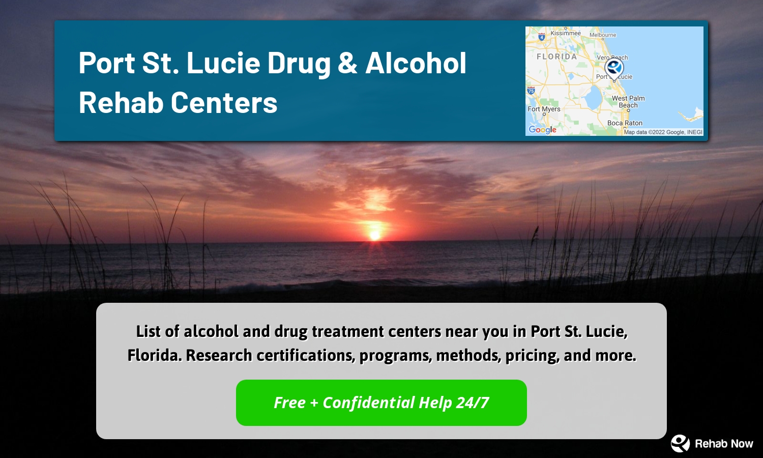 List of alcohol and drug treatment centers near you in Port St. Lucie, Florida. Research certifications, programs, methods, pricing, and more.