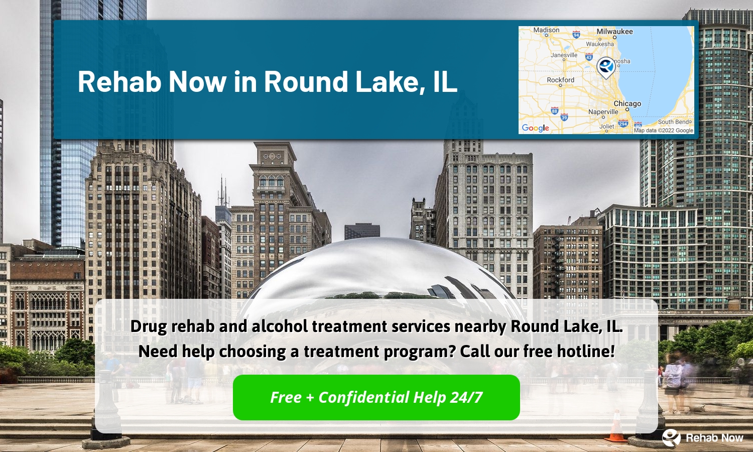Drug rehab and alcohol treatment services nearby Round Lake, IL. Need help choosing a treatment program? Call our free hotline!