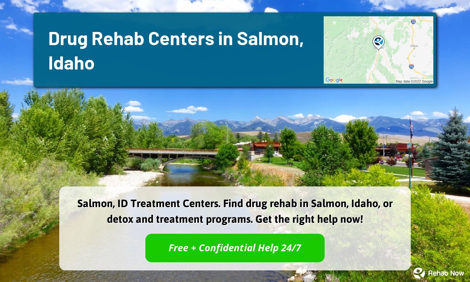 Salmon, ID Treatment Centers. Find drug rehab in Salmon, Idaho, or detox and treatment programs. Get the right help now!