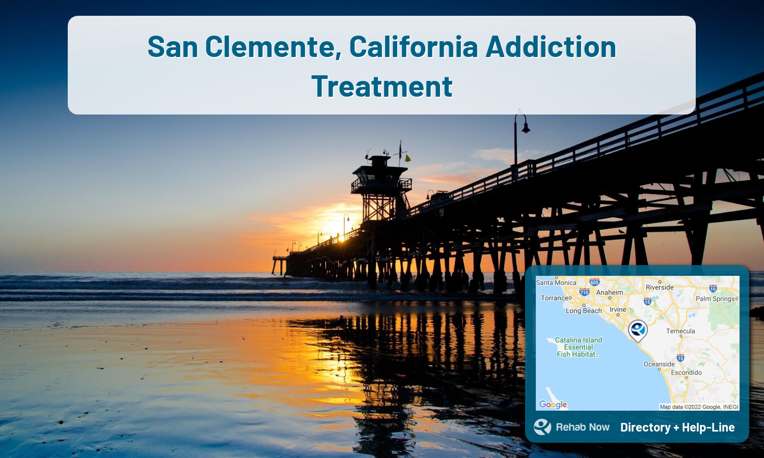Our experts can help you find treatment now in San Clemente, California. We list drug rehab and alcohol centers in California.