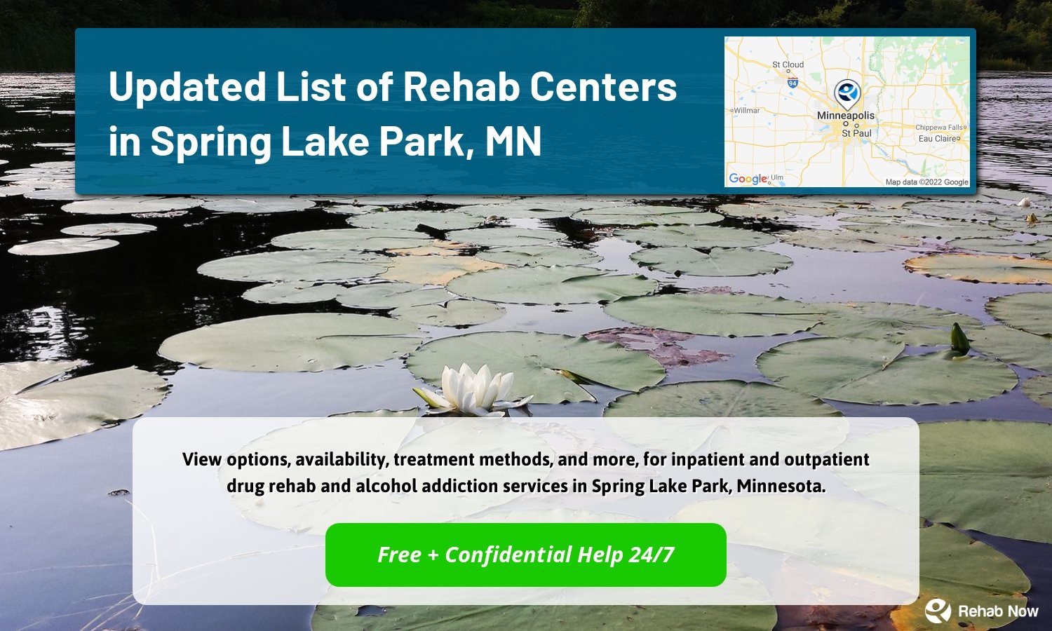 View options, availability, treatment methods, and more, for inpatient and outpatient drug rehab and alcohol addiction services in Spring Lake Park, Minnesota.