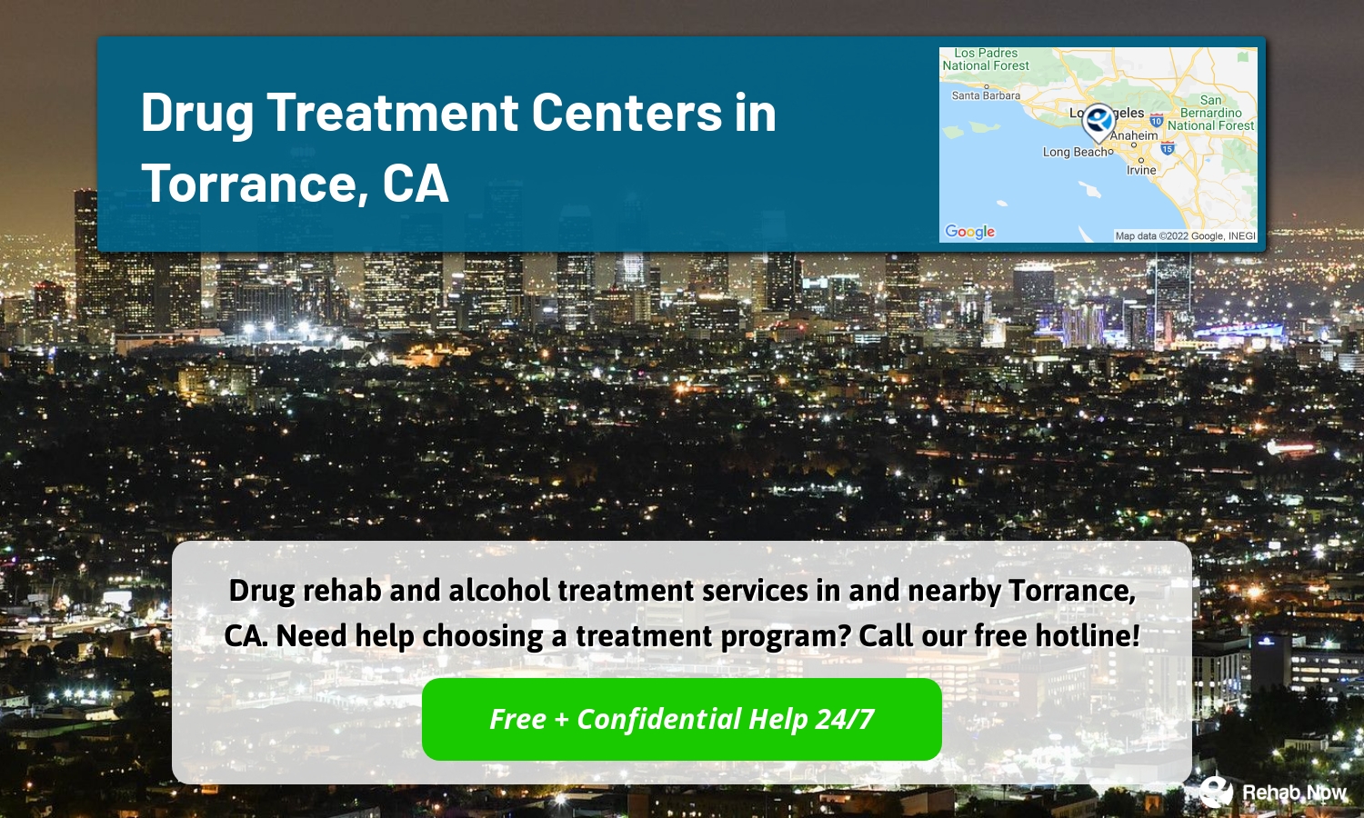 Drug rehab and alcohol treatment services in and nearby Torrance, CA. Need help choosing a treatment program? Call our free hotline!