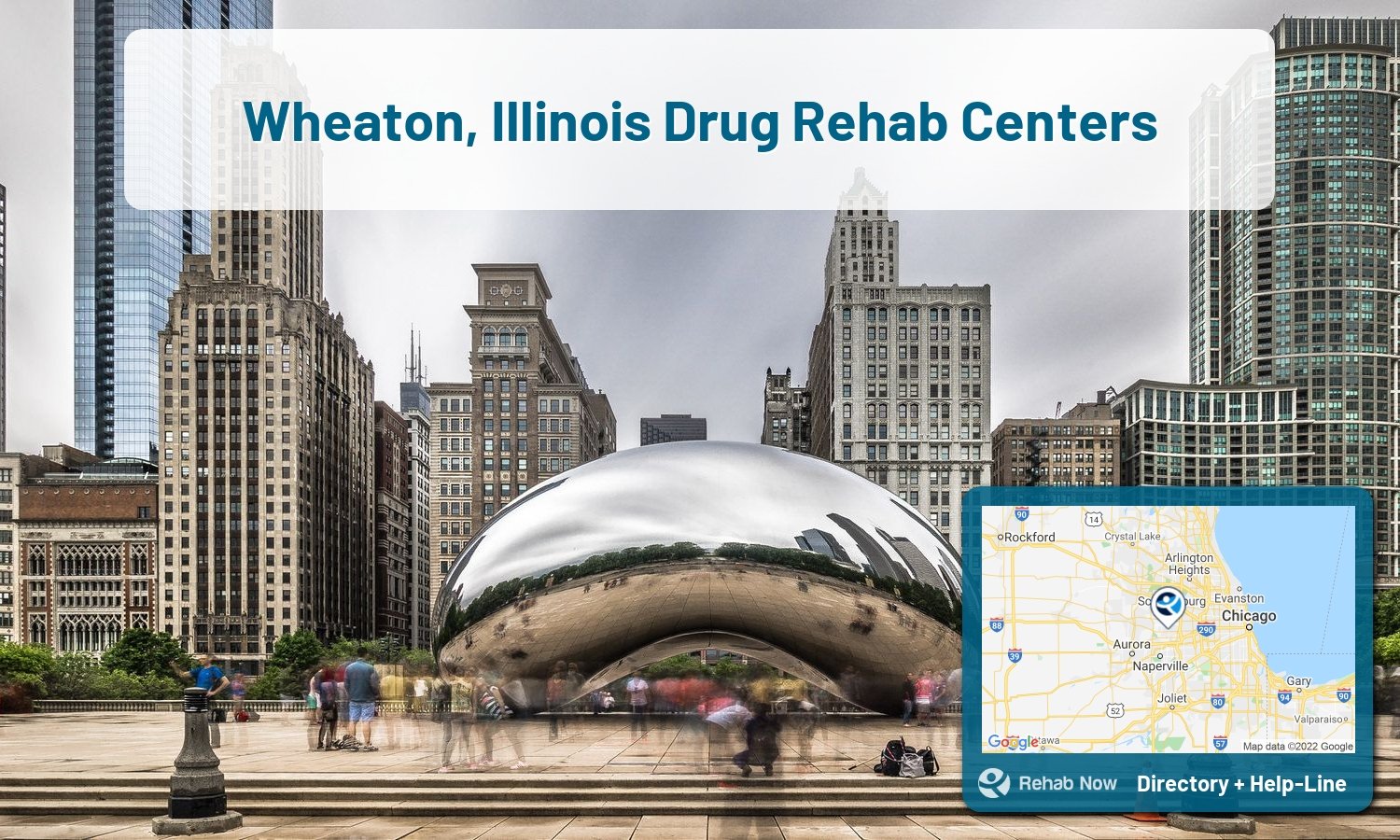 Need treatment nearby in Wheaton, Illinois? Choose a drug/alcohol rehab center from our list, or call our hotline now for free help.
