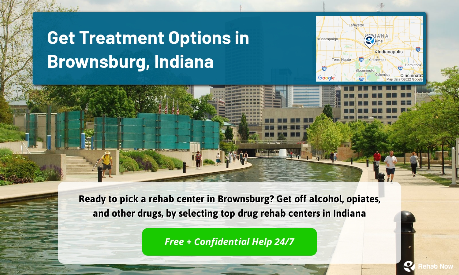 Ready to pick a rehab center in Brownsburg? Get off alcohol, opiates, and other drugs, by selecting top drug rehab centers in Indiana