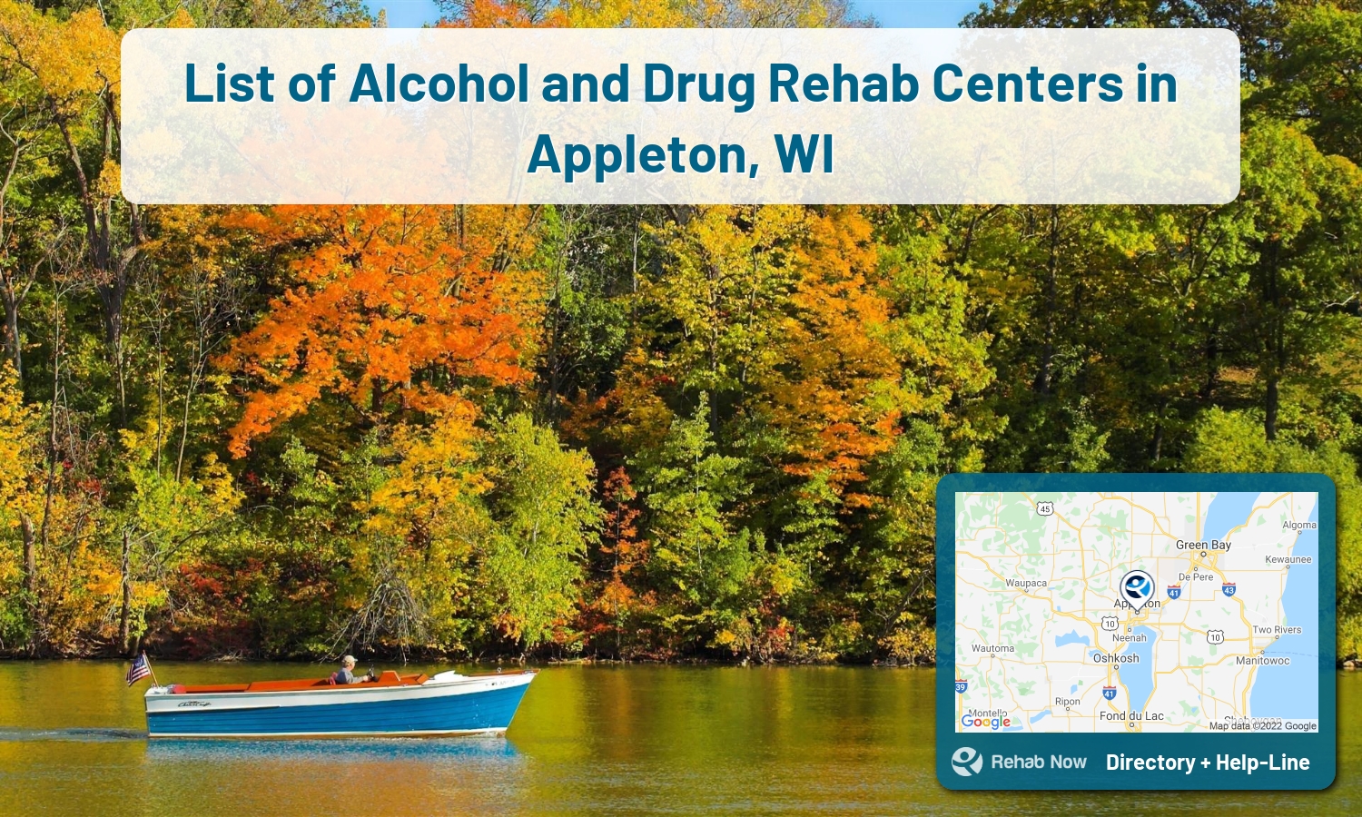 Our experts can help you find treatment now in Appleton, Wisconsin. We list drug rehab and alcohol centers in Wisconsin.