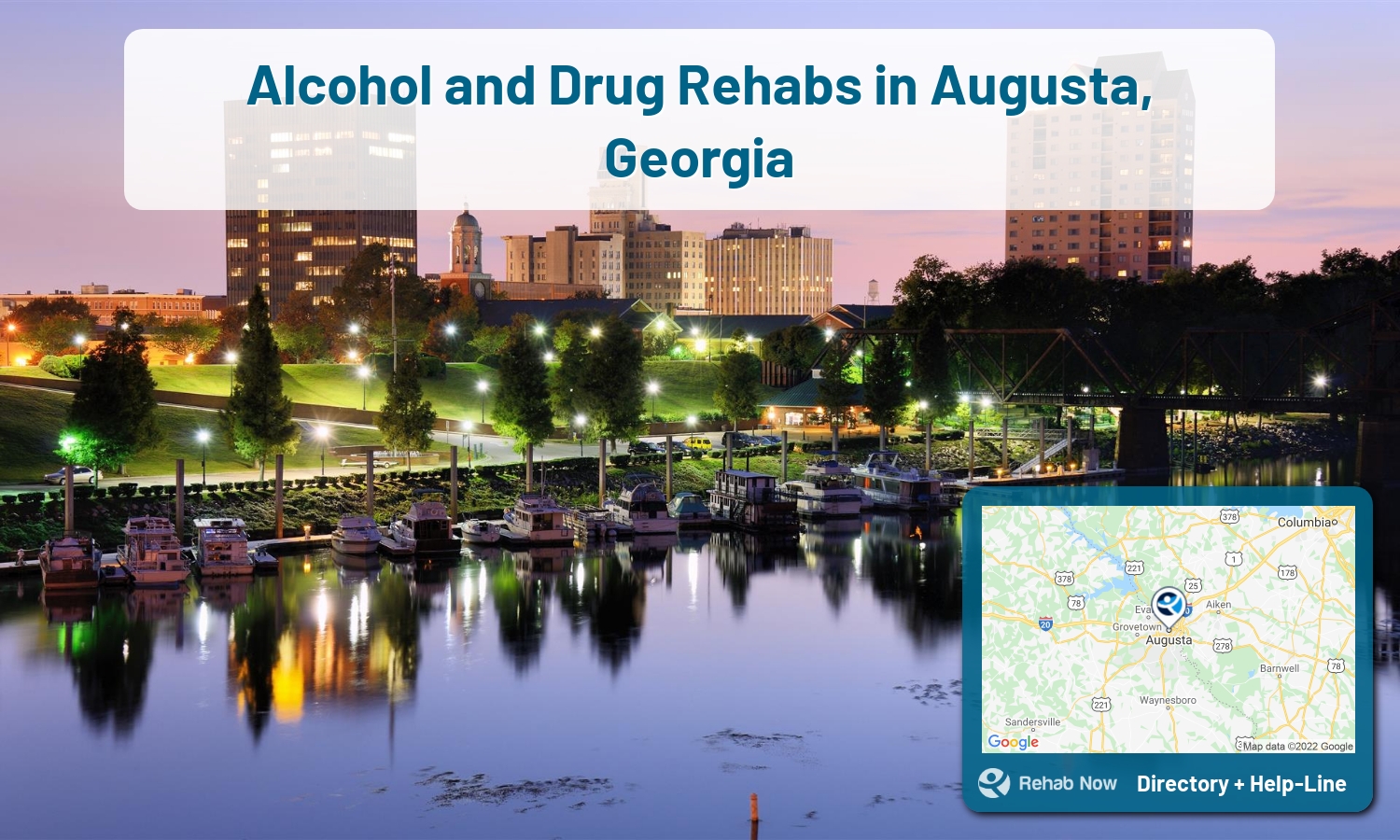 Augusta, GA Treatment Centers. Find drug rehab in Augusta, Georgia, or detox and treatment programs. Get the right help now!
