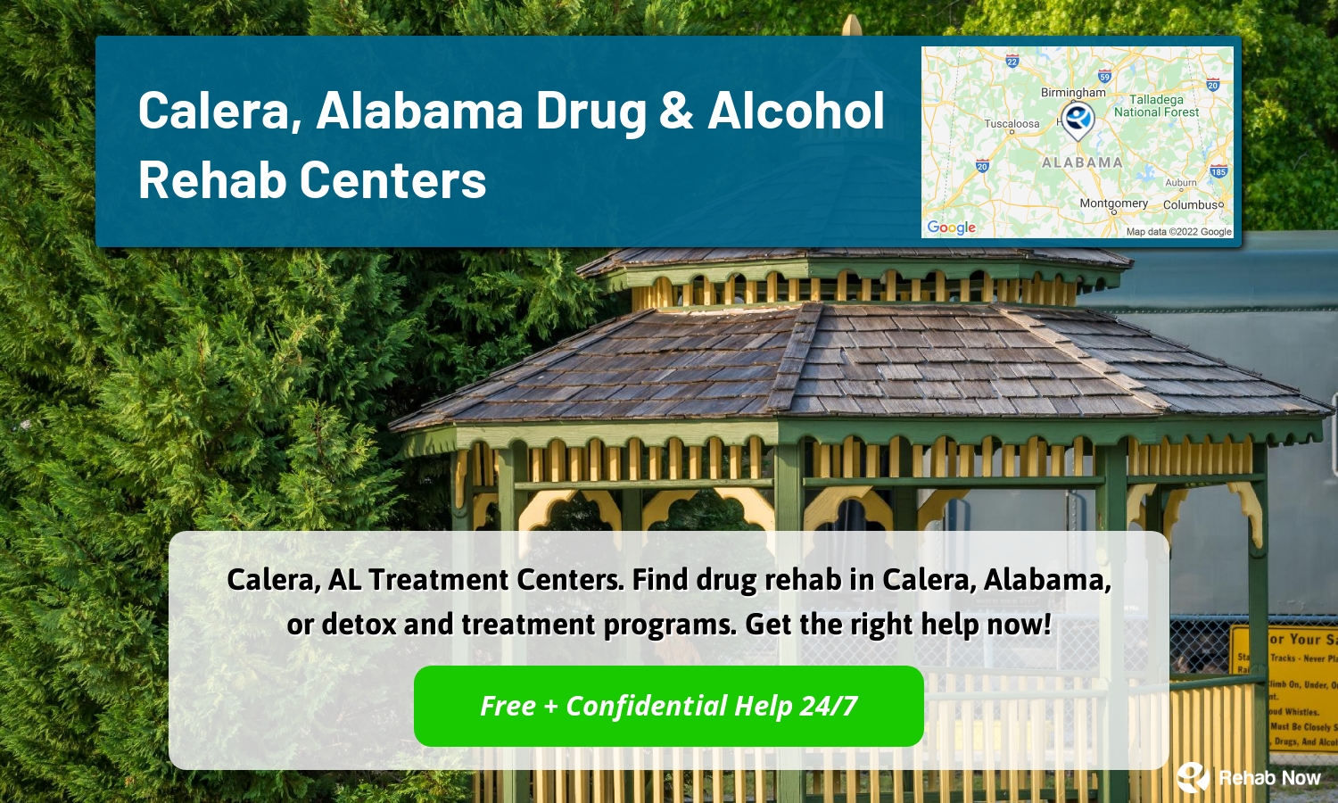 Calera, AL Treatment Centers. Find drug rehab in Calera, Alabama, or detox and treatment programs. Get the right help now!