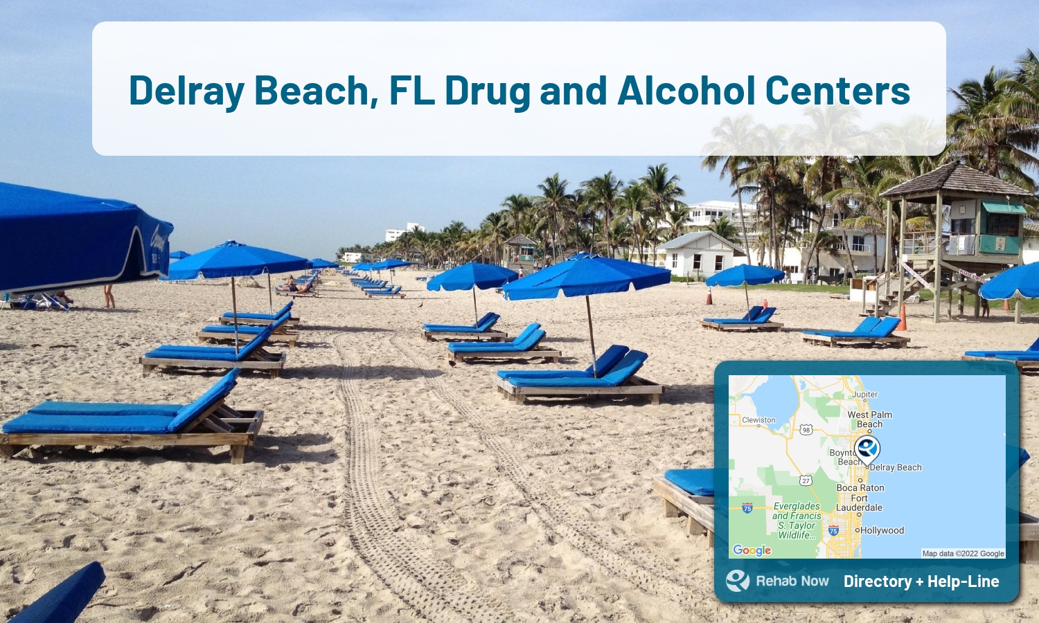 Struggling with addiction in Delray Beach, Florida? RehabNow helps you find the best treatment center or rehab available.