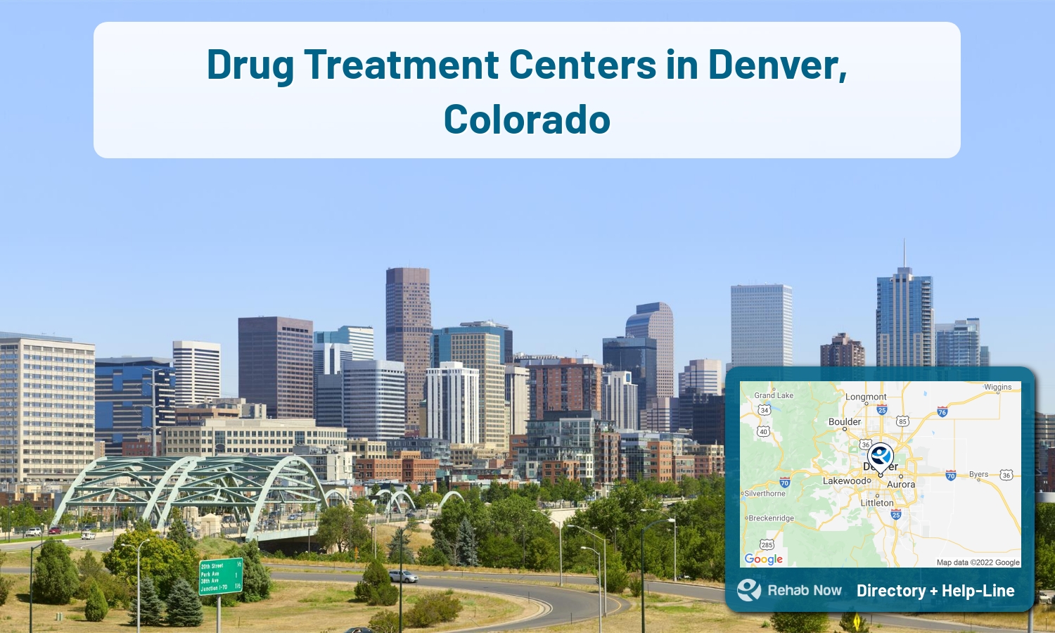 Need treatment nearby in Denver, Colorado? Choose a drug/alcohol rehab center from our list, or call our hotline now for free help.