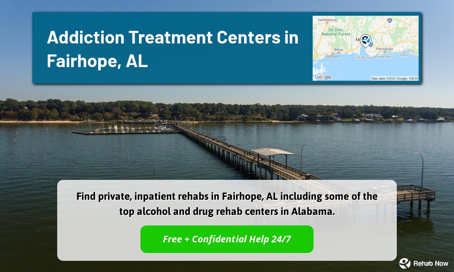 Find private, inpatient rehabs in Fairhope, AL including some of the top alcohol and drug rehab centers in Alabama.