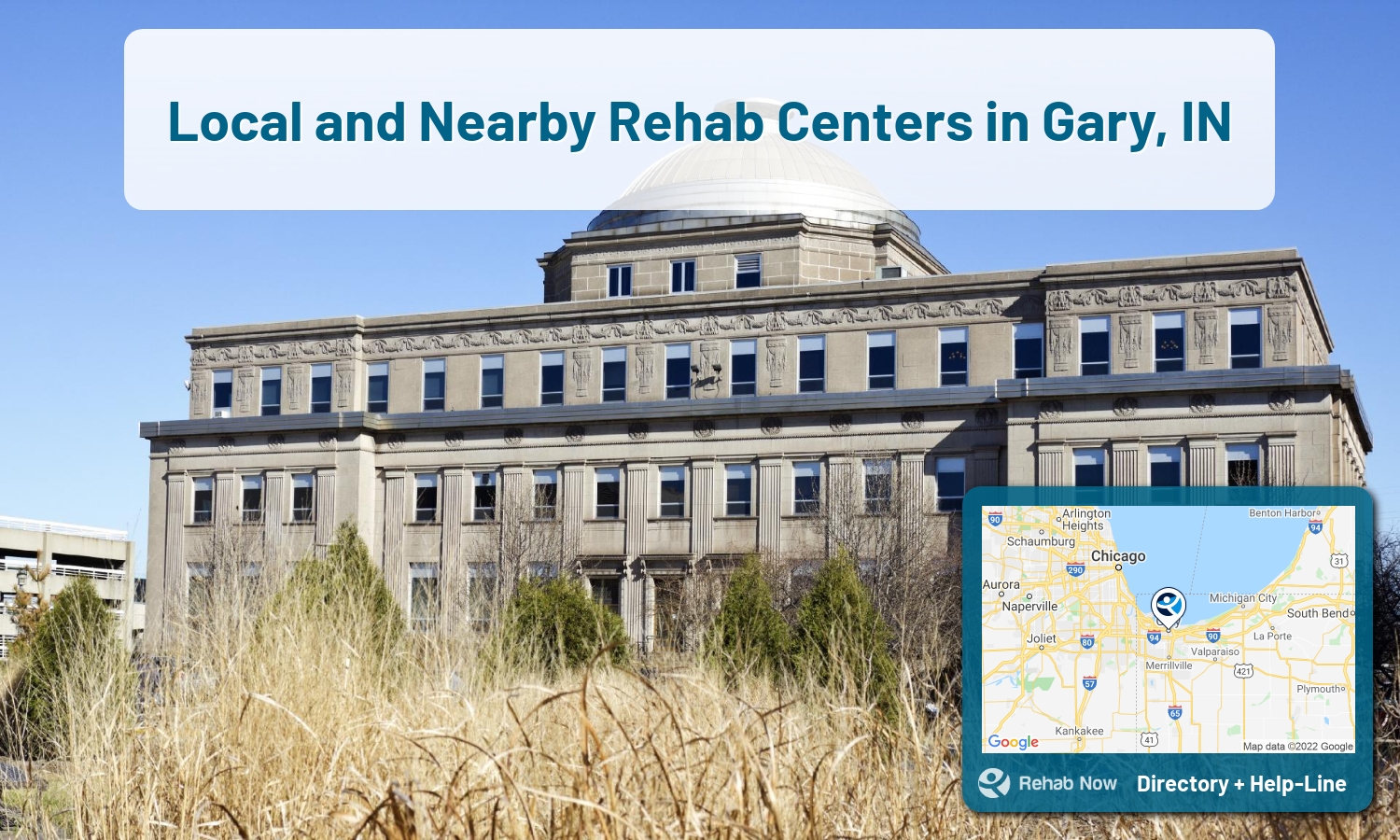 Ready to pick a rehab center in Gary? Get off alcohol, opiates, and other drugs, by selecting top drug rehab centers in Indiana
