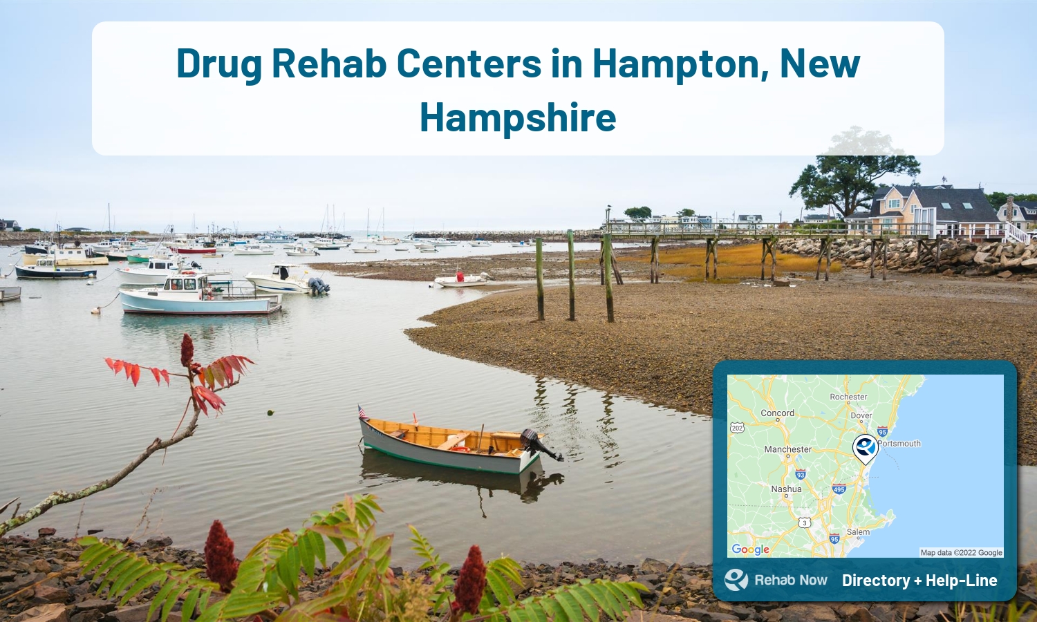 Find drug rehab and alcohol treatment services in Hampton. Our experts help you find a center in Hampton, New Hampshire