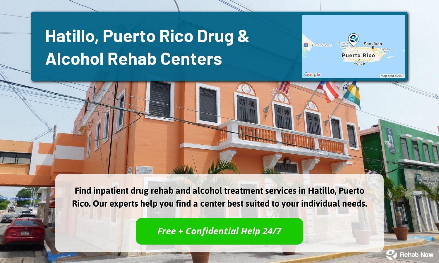 Find inpatient drug rehab and alcohol treatment services in Hatillo, Puerto Rico. Our experts help you find a center best suited to your individual needs.
