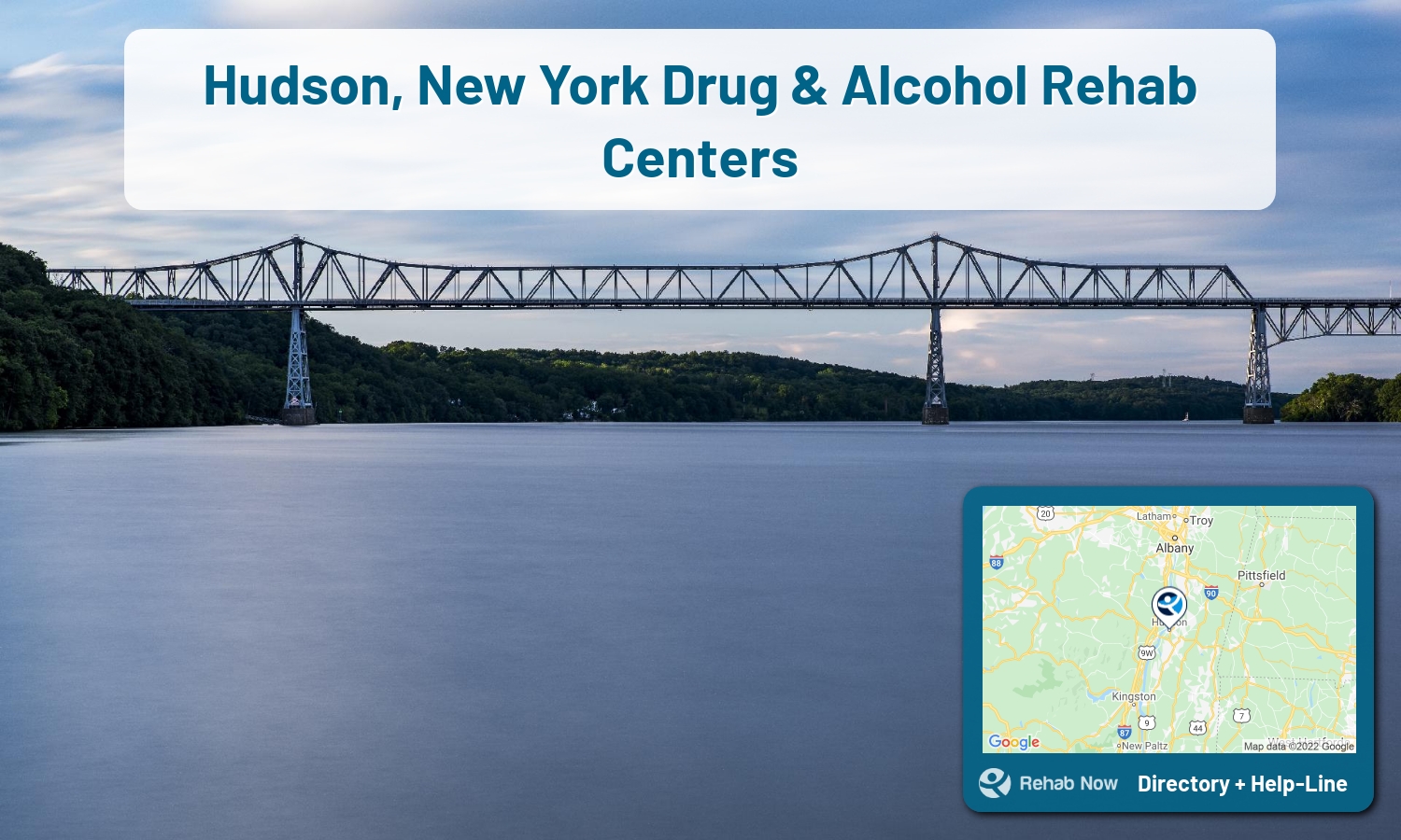 View options, availability, treatment methods, and more, for drug rehab and alcohol treatment in Hudson, New York
