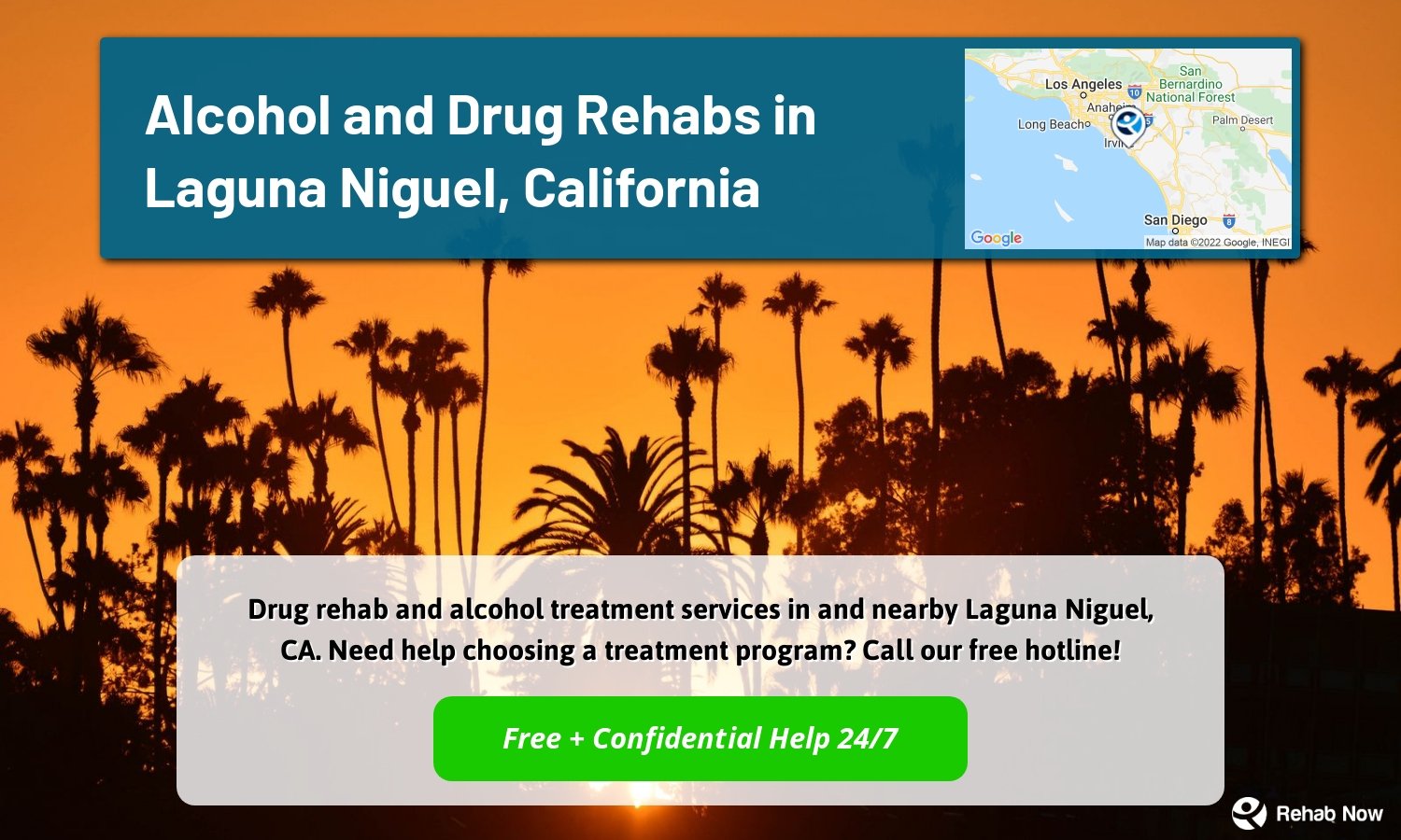 Drug rehab and alcohol treatment services in and nearby Laguna Niguel, CA. Need help choosing a treatment program? Call our free hotline!