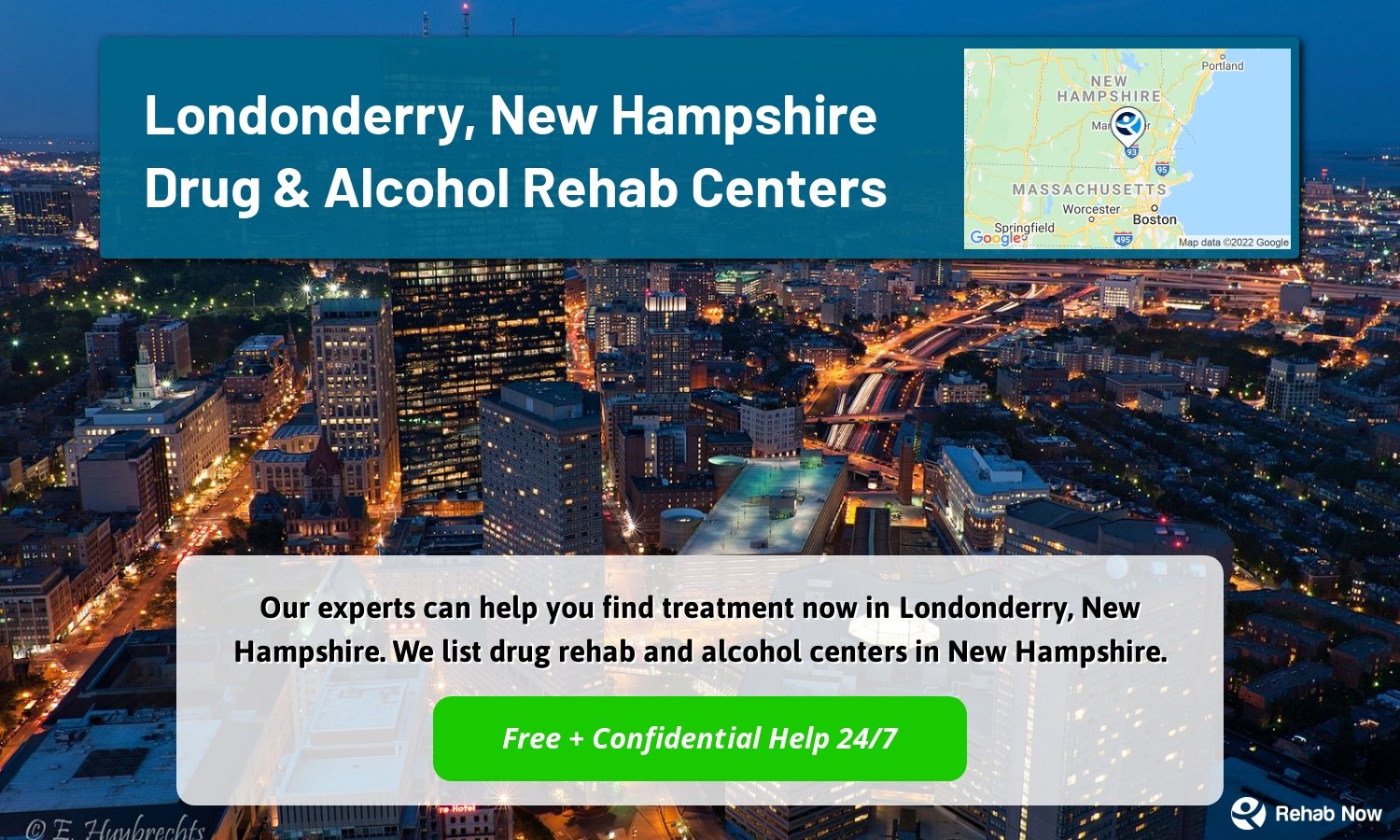 Our experts can help you find treatment now in Londonderry, New Hampshire. We list drug rehab and alcohol centers in New Hampshire.