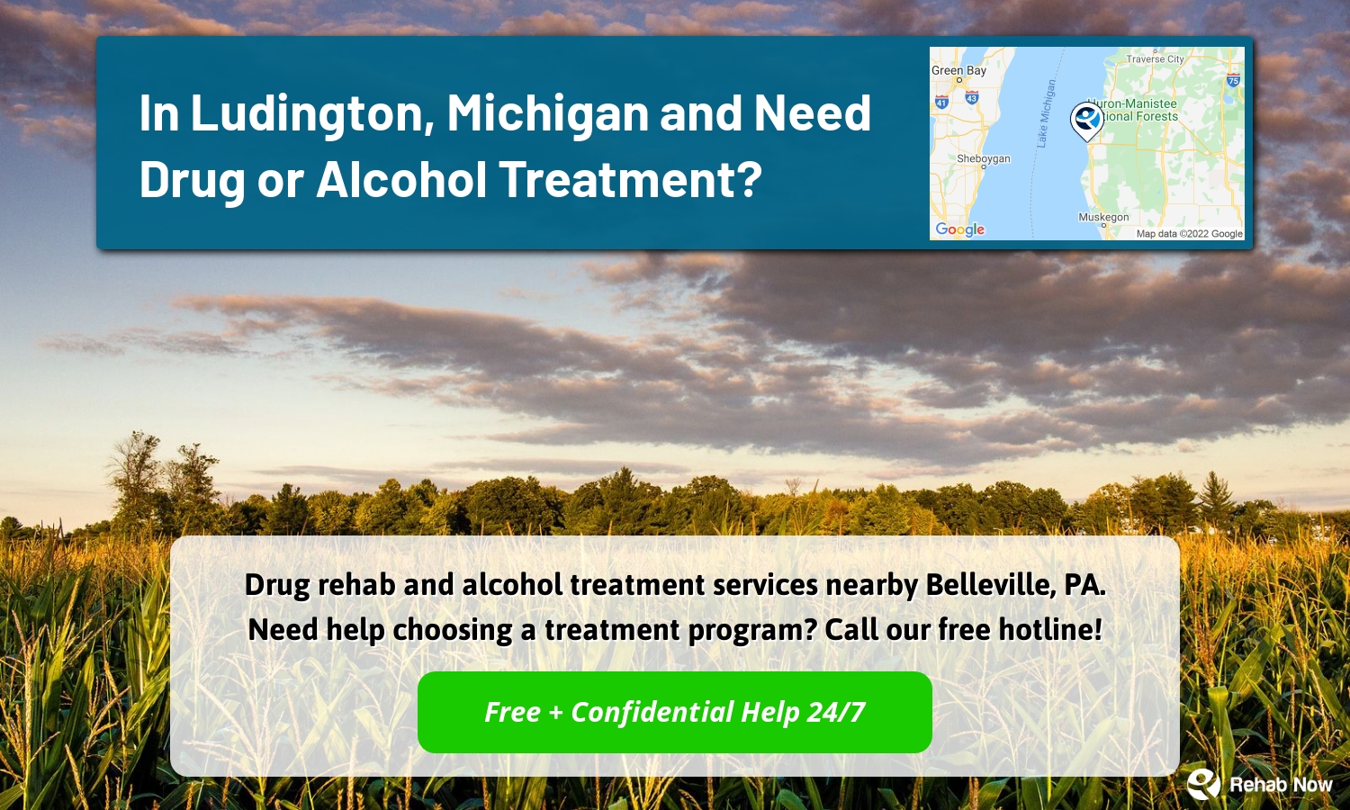 Drug rehab and alcohol treatment services nearby Belleville, PA. Need help choosing a treatment program? Call our free hotline!