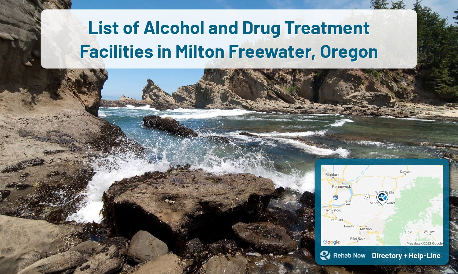 Drug rehab and alcohol treatment services nearby Milton Freewater, OR. Need help choosing a treatment program? Call our free hotline!