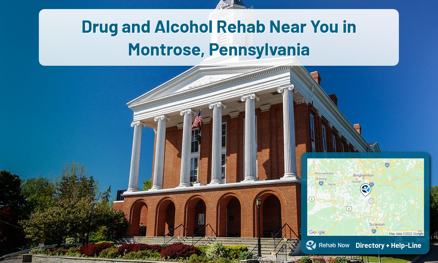 Montrose, PA Treatment Centers. Find drug rehab in Montrose, Pennsylvania, or detox and treatment programs. Get the right help now!