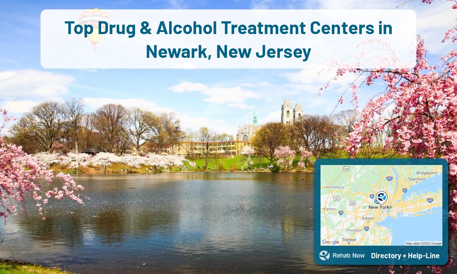 Struggling with addiction in Newark, New Jersey? RehabNow helps you find the best treatment center or rehab available.