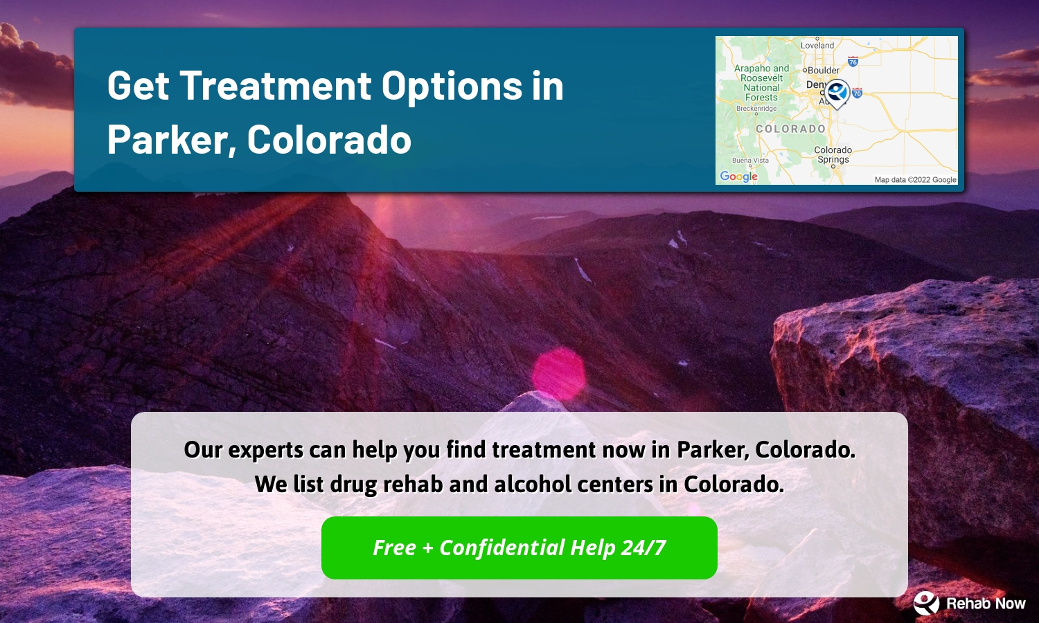 Our experts can help you find treatment now in Parker, Colorado. We list drug rehab and alcohol centers in Colorado.