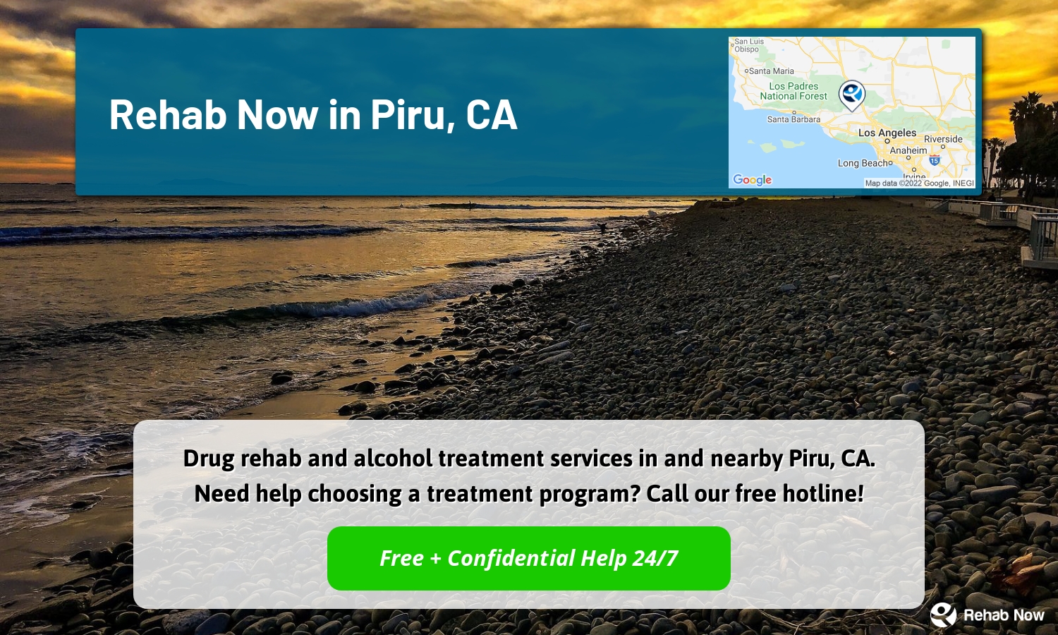 Drug rehab and alcohol treatment services in and nearby Piru, CA. Need help choosing a treatment program? Call our free hotline!